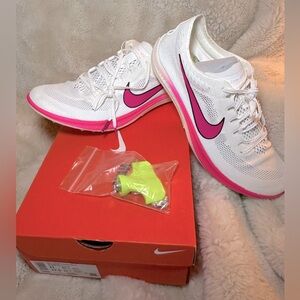 Nike Zoomx Dragonfly Track Cleats Sail/Light Lemon Twist-guava Ice-fierce Pink